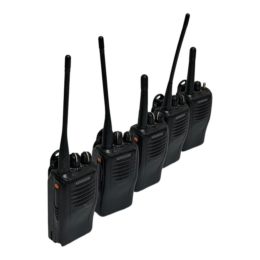 Used Kenwood TK-3360-K UHF Radios Chipped Housing Functional - Lot of 5