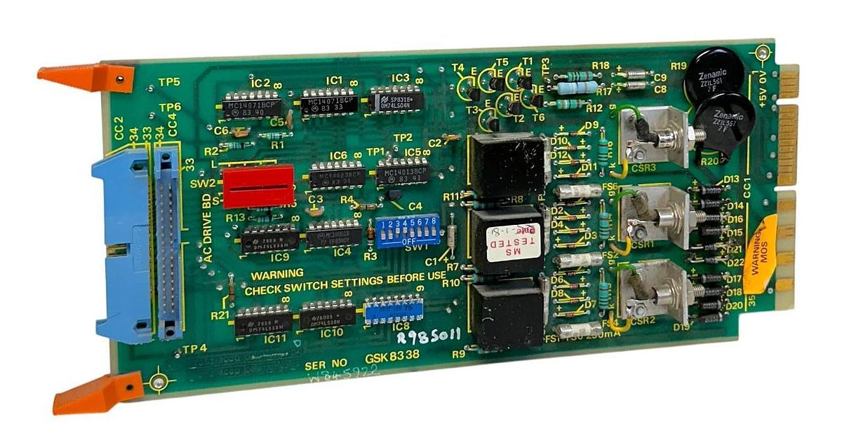 Used CROSFIELD ELECTRONICS 7353-3000 / 7353-4000 CONTROL BOARD 73533000 USNP