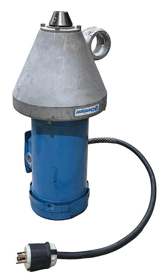 Used CHEMINEER 8-10876300 CLAMP-ON MIXER W/ RELIANCE P14X3256V 2HP DUTY MASTER MOTOR