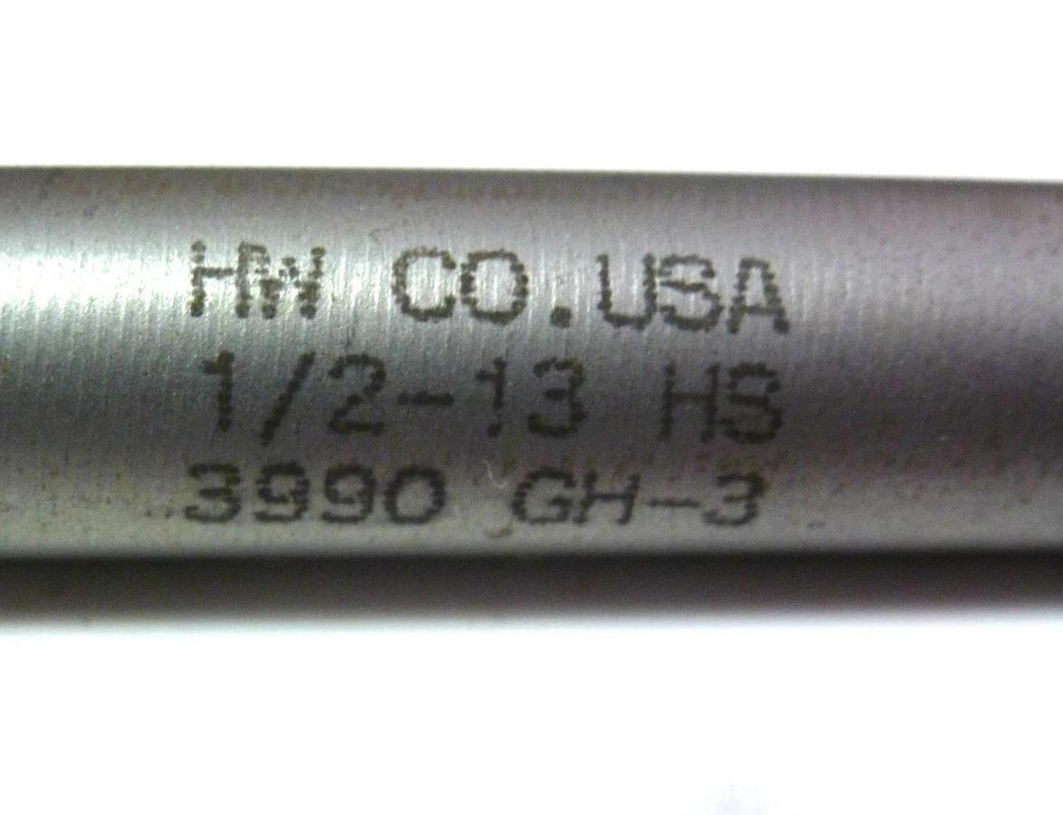 Used LOT OF 7 HANSON WHITNEY HW CO. USA 1/2-13 HS 3990 GH-3 TAPS