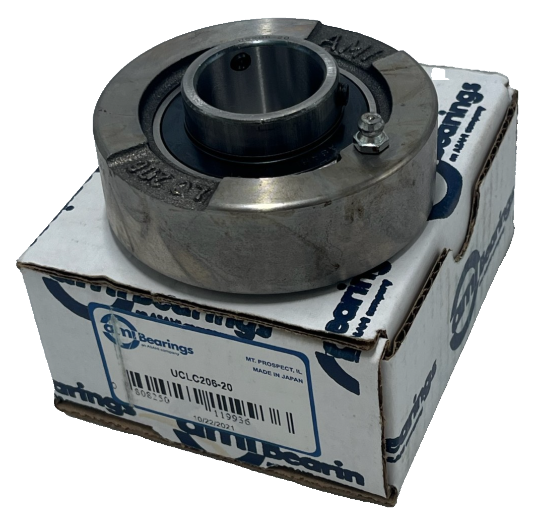 Used AMI UCLC206-20 Cartridge Bearing Unit | 1-1/4" Bore Set Screw Locking