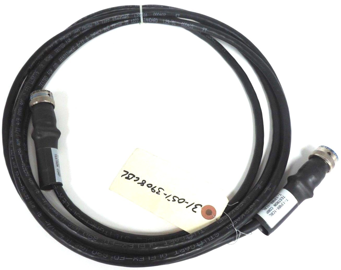 Used NEW TESTRON T-13908-1CBL CABLE 4PIN MALE END AND FEMALE END 31-057-3908CBL