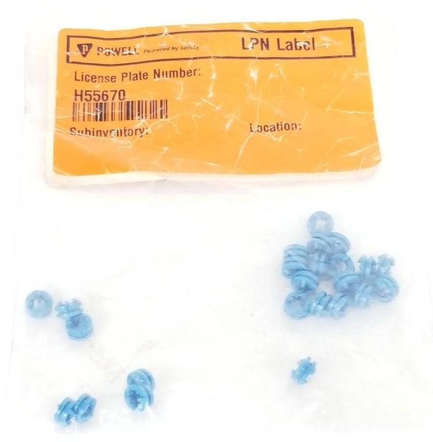 Used LOT OF 24 NEW POWELL 9311K35 RIBED GROMMETS 39337