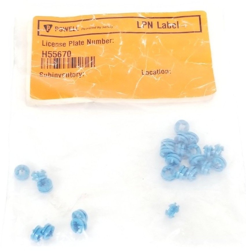 Used LOT OF 24 NEW POWELL 9311K35 RIBED GROMMETS 39337
