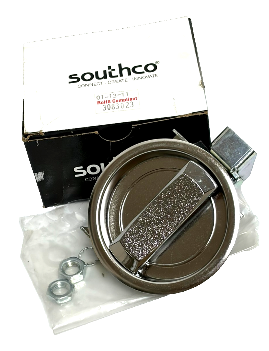 Used Southco 01-13-11 Flush Cup Cam Latch Medium Lock Chrome Finish - New Surplus