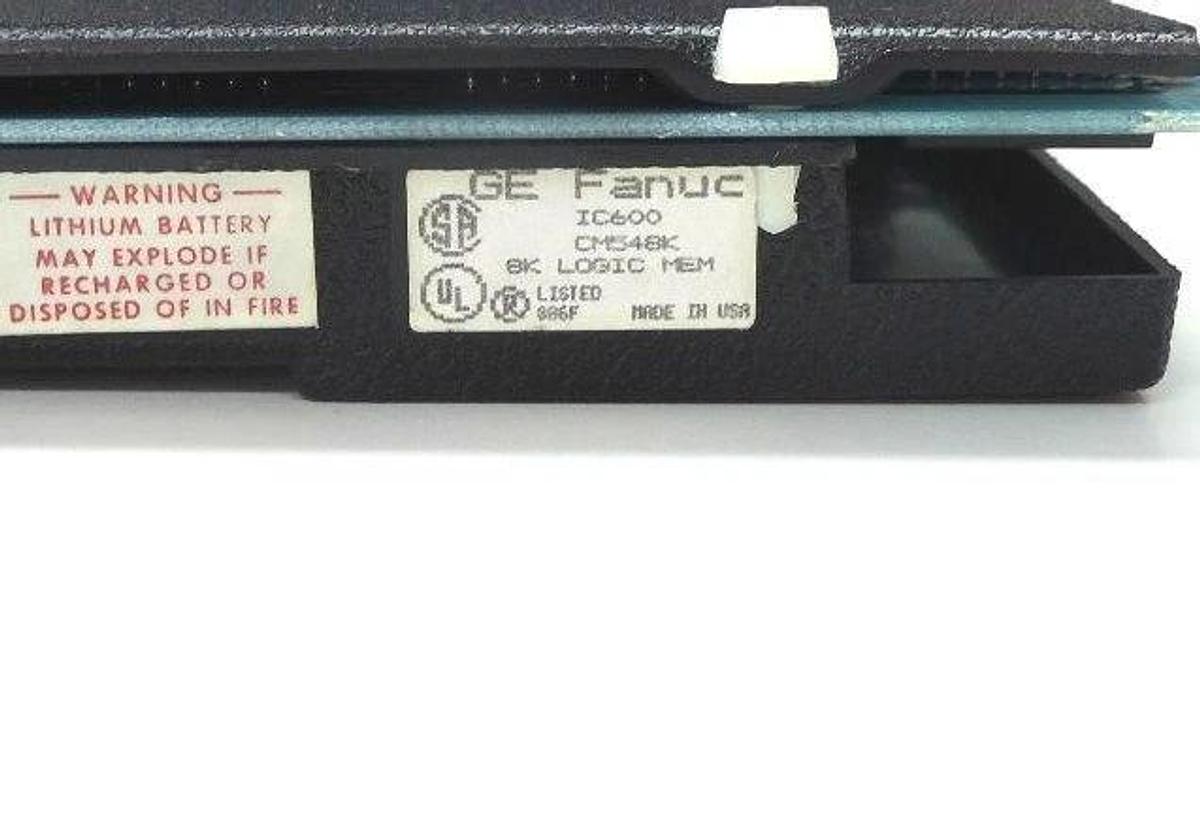 Used GE FANUC IC600CM548K 8K LOGIC MEMORY MODULE IC600-CM548K FAB. NO. 44A723621-001