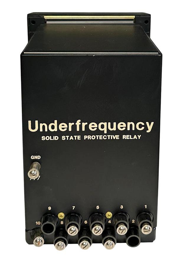 BASLER BE1-81 / BE1-81-T1E-E1C-A0N1F / 9106400 UNDERFREQUENCY SS RELAY DAMAGED