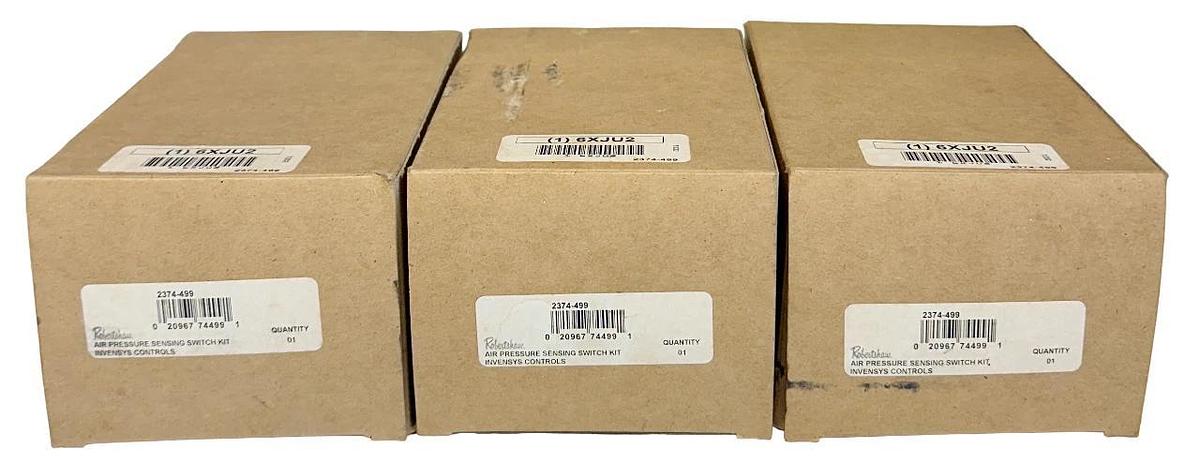 3 ROBERTSHAW 2374-499 / 2374499 AIR PRESSURE SENSING SWITCH KITS 6XJU2 NSMP