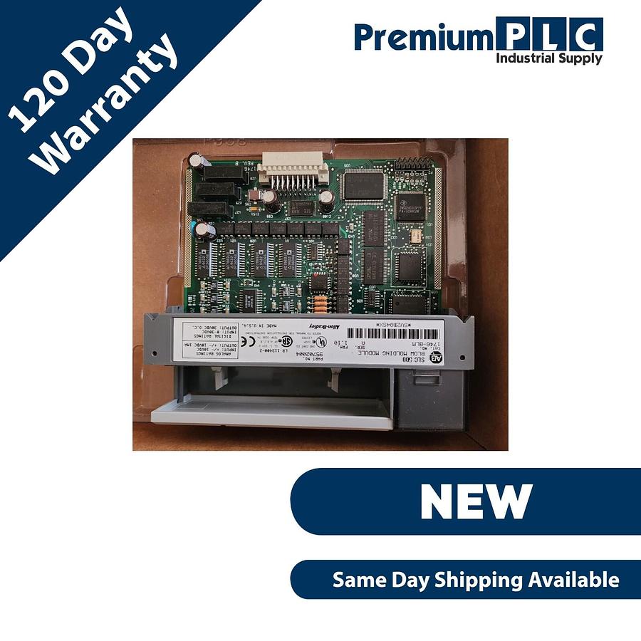 Used NEW ALLEN BRADLEY 1746-BLM /A BLOW MOLDING MODULE F/W REV 1.10 CAT REV. D01