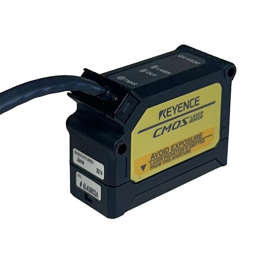 Used NEW KEYENCE GV-H130 / GVH130 CMOS GV SERIES DIGITAL LASER SENSOR 2M CABLE NSMP