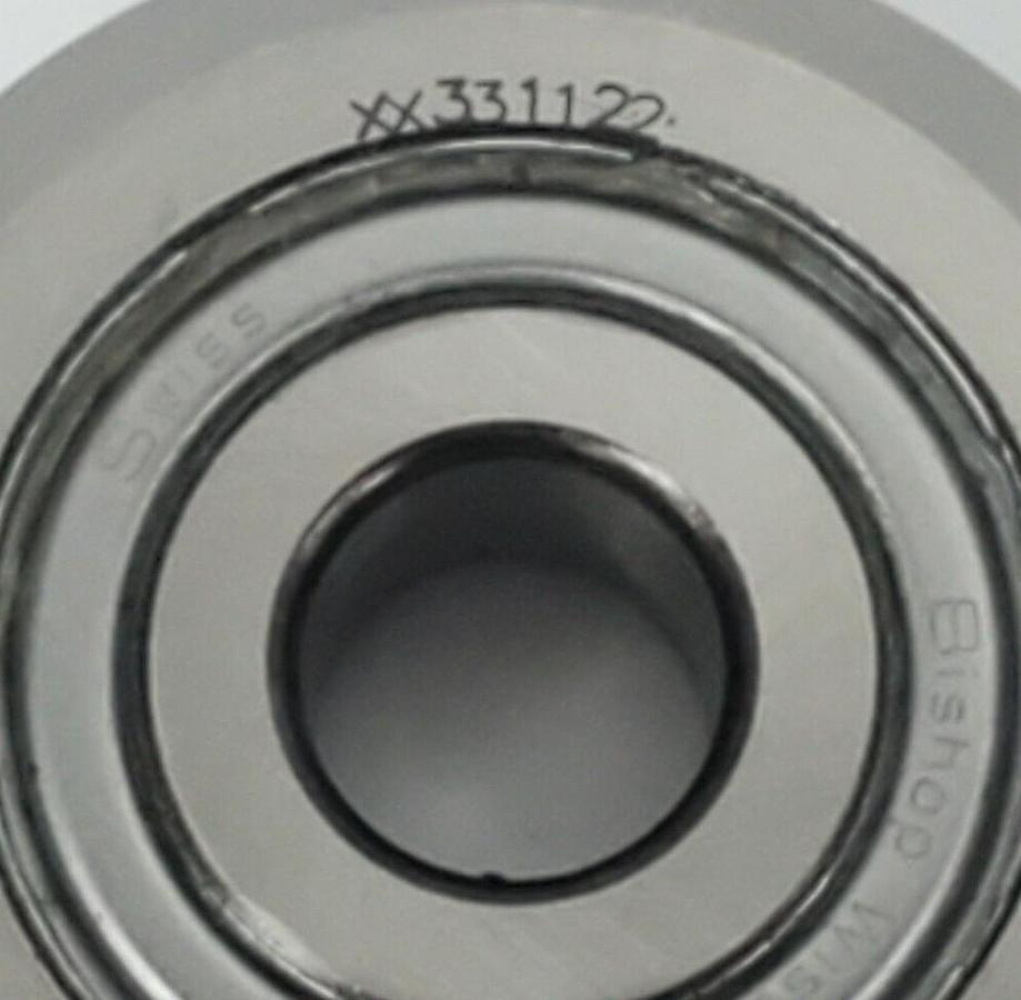 Used LOT OF 3 BISHOP WISECARVER X312 W3 DUAL-VEE ROLLER GUIDE WHEELS 54-0030