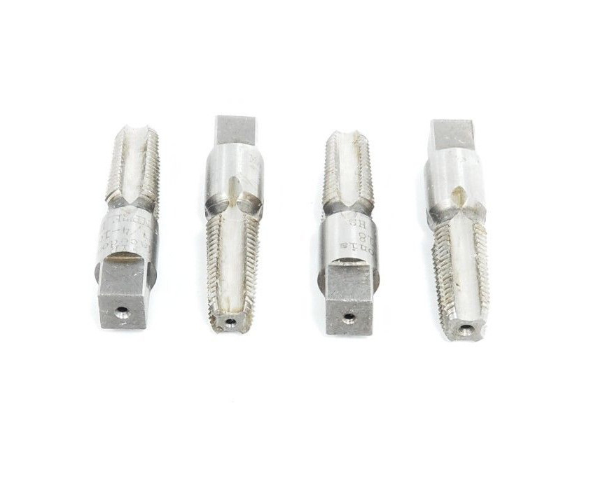 Used LOT OF 4 FYR MACEDONIA 1/4-18 NPTF HS TAPS