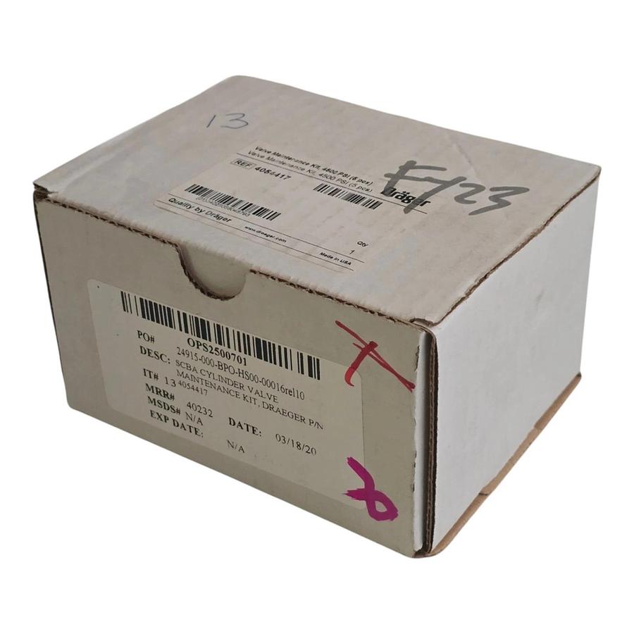 Drager Draeger 4054417 Valve Maintenance Kit 4500 PSI (5 Pcs) OEM NSMP