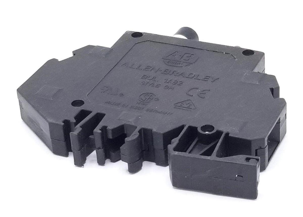 Used ALLEN BRADLEY 1492-GH008 MINIATURE CIRCUIT BREAKER SER. B, 1492GH008