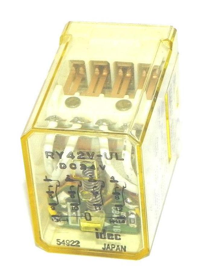 Used IDEC RY42VULDC24V RELAY RY42V-UL DC24V