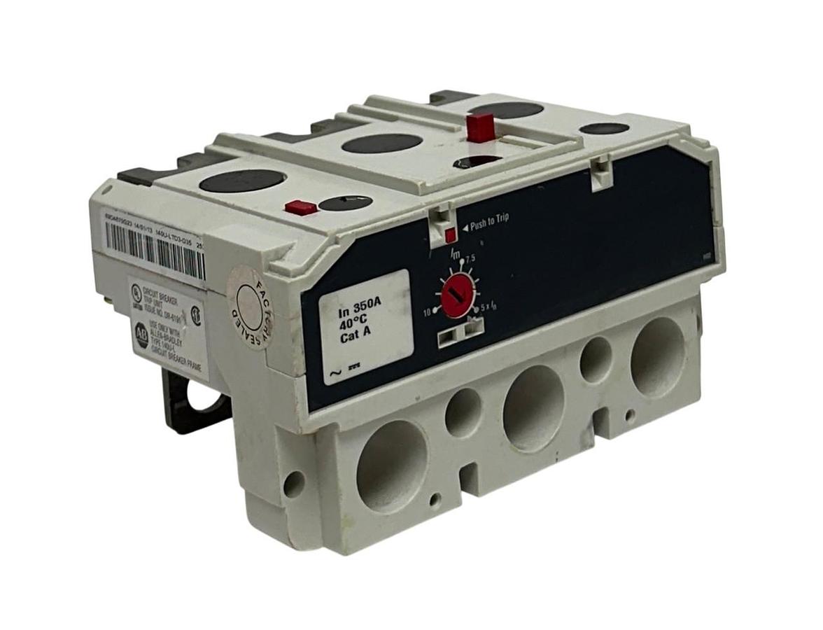 Used ALLEN BRADLEY 140U-LTD3-D35 / 69D4670G23 CIRCUIT BREAKER TRIP UNIT 350A USNP