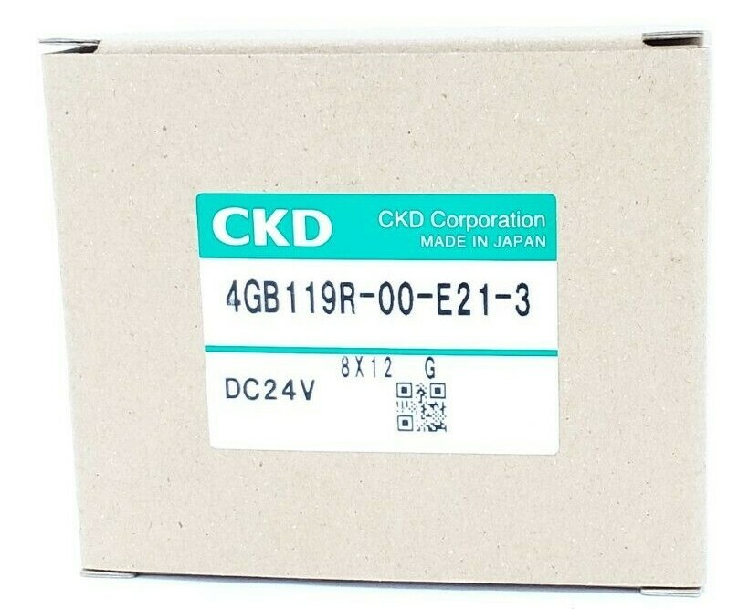 NIB CKD CORP. 4GB119R-00-E21-3 PNEUMATIC VALVE 4GB119R00E213