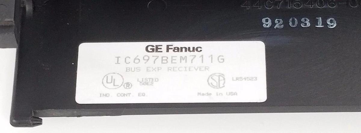 Used GE FANUC IC697BEM711G BUS EXP RECIEVER ASM. NO. 44A730231-G01