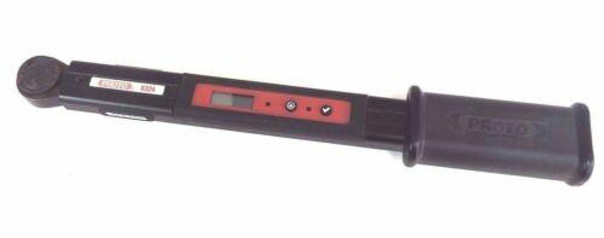 Used PROTO 6324 3/8" DRIVE ELECTRONIC TORQUE WRENCH 3.6-36.9 FT LBS TORQUE SP-6324