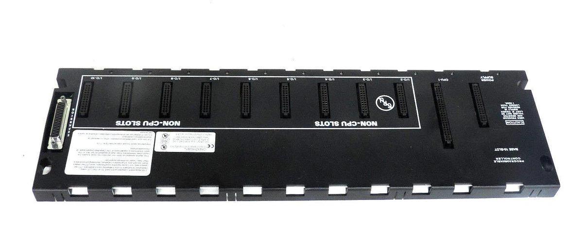 Used GE FANUC IC693CHS391L 10 SLOT BASE PROGRAMMABLE CONTROLLER