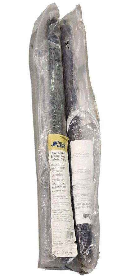 LOT OF 2 NEW BLUE HAWK 34105PKXLG EXTENSION SPRING AND SAFETY CABLE