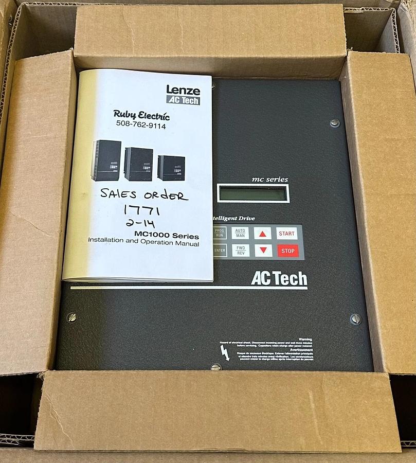 Refurbished REPAIRED LENZE M1275C AC Tech MC SERIES DRIVE 5.50kW/7.5HP 200/240V 13431312