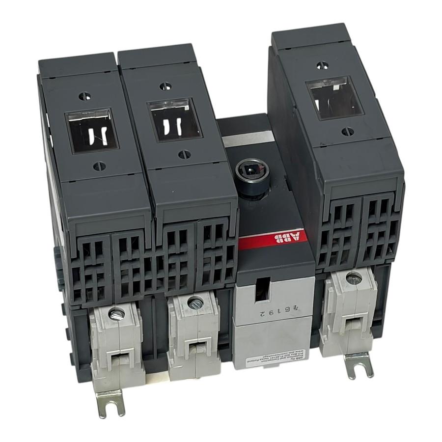 Used ABB OS60GJ12 Fusible Disconnect Switch 3 Pole 60A 600V Class J Fuse New Surplus
