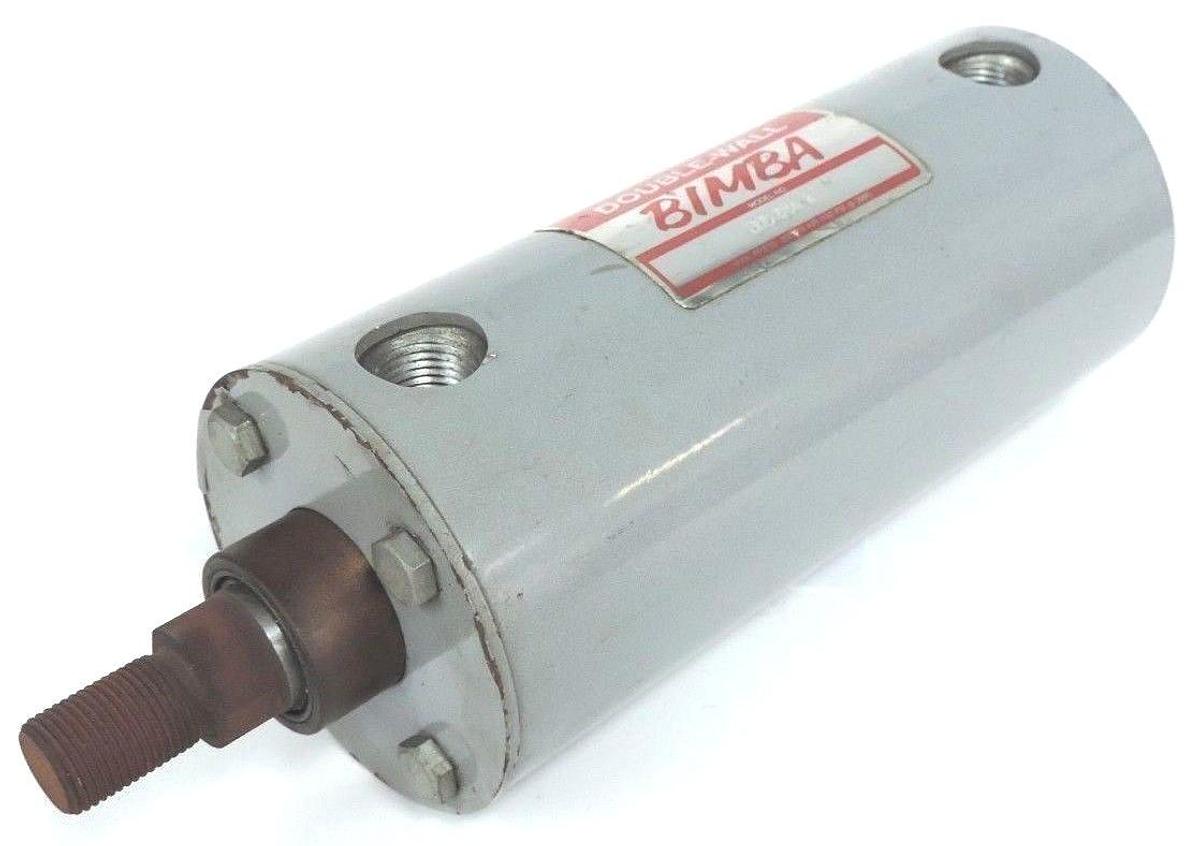 Used BIMBA DWC-834-2 PNEUMATIC CYLINDER 3/4" BORE 2" STROKE DWC8342