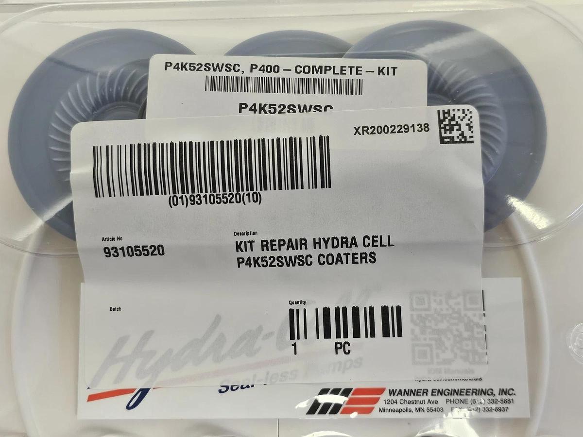 Used NEW WANNER ENGINEERING, INC. P4K52SWSC P400-COMPLETE KIT P400 REPAIR KIT