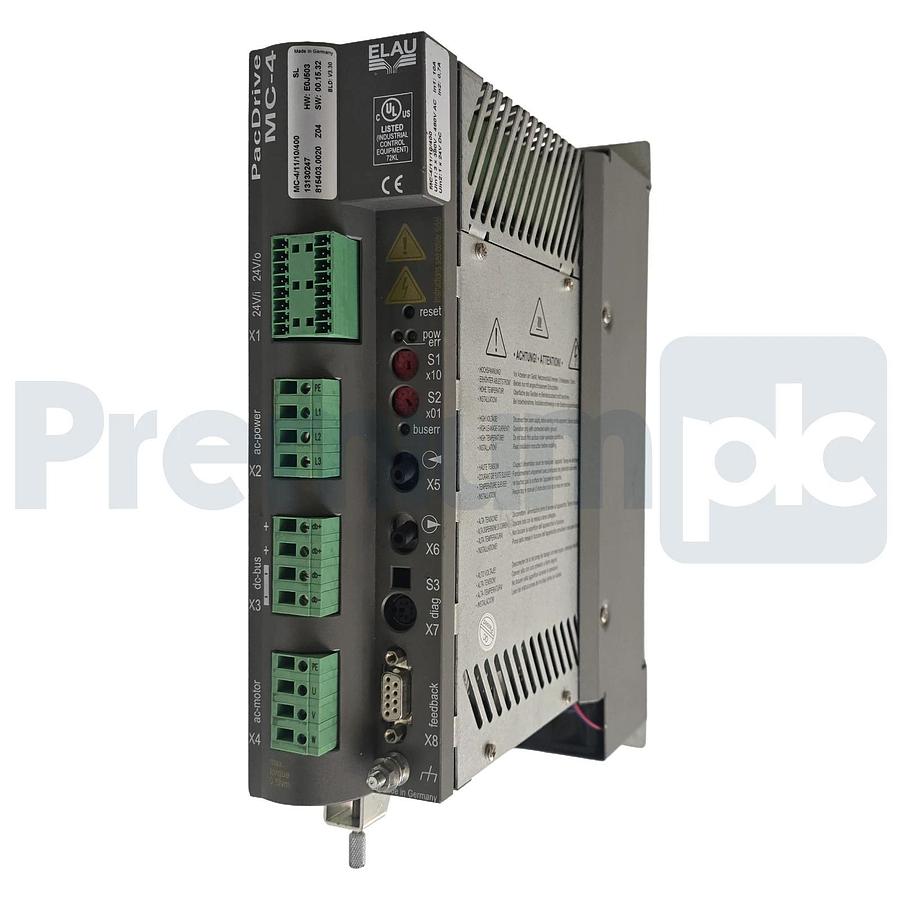 Used Schneider Electric ELAU PacDrive MC-4 Servo Drive MC-4/11/10/400 | HW: E0J503