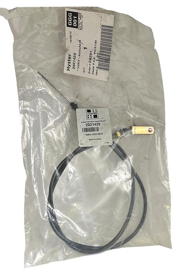 Used NEW HYSTER 2021429 / HY2021429 OEM ACCELERATOR CABLE FOR FORKLIFT