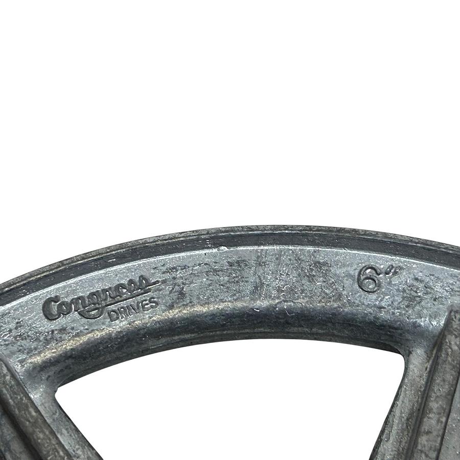 Used Congress Drives 6" V-Belt Pulley 1" Bore 1:1 Eagle Belt Conveyor 3X921 New