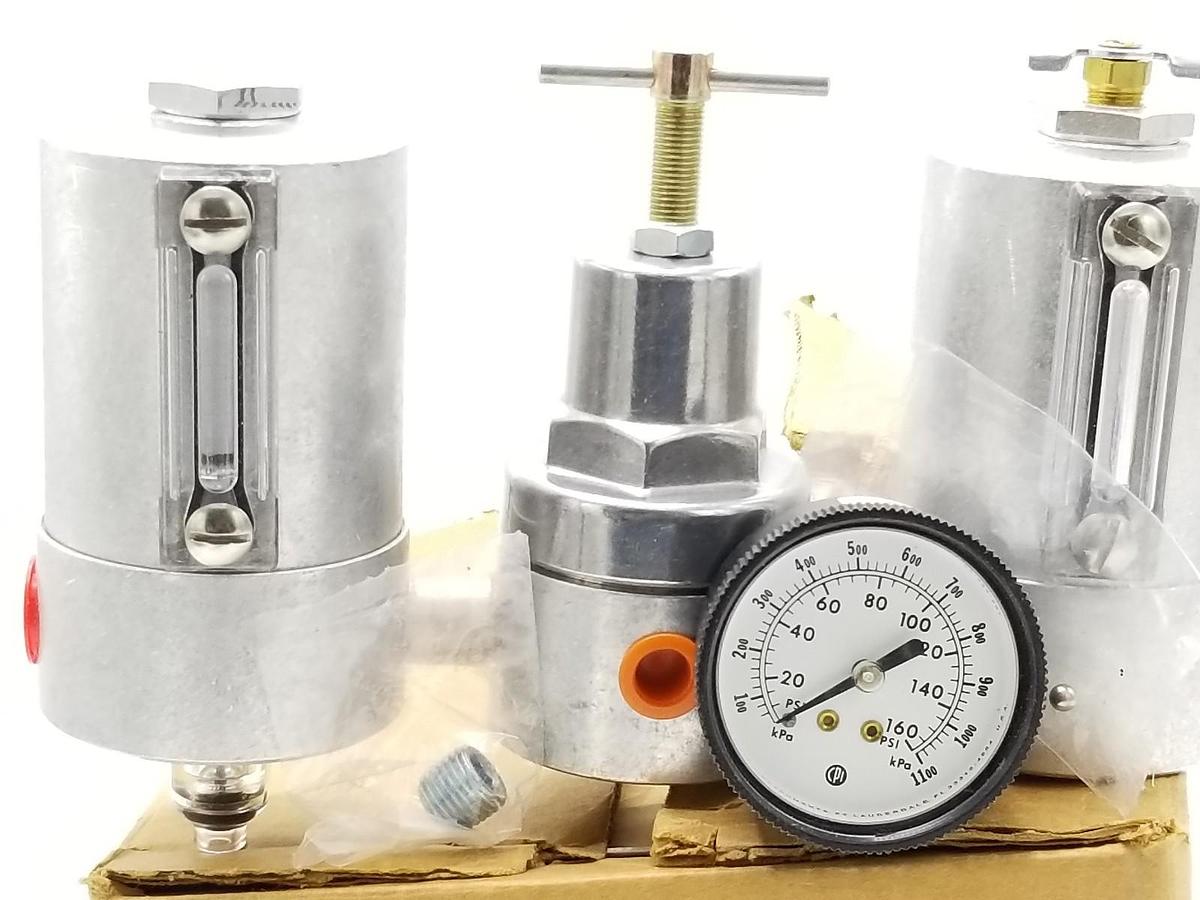 Used NEW MONNIER 213-2300-3 FILTER/REGULATOR/LUBRICATOR F/R/L 3-WAY COMBINATION
