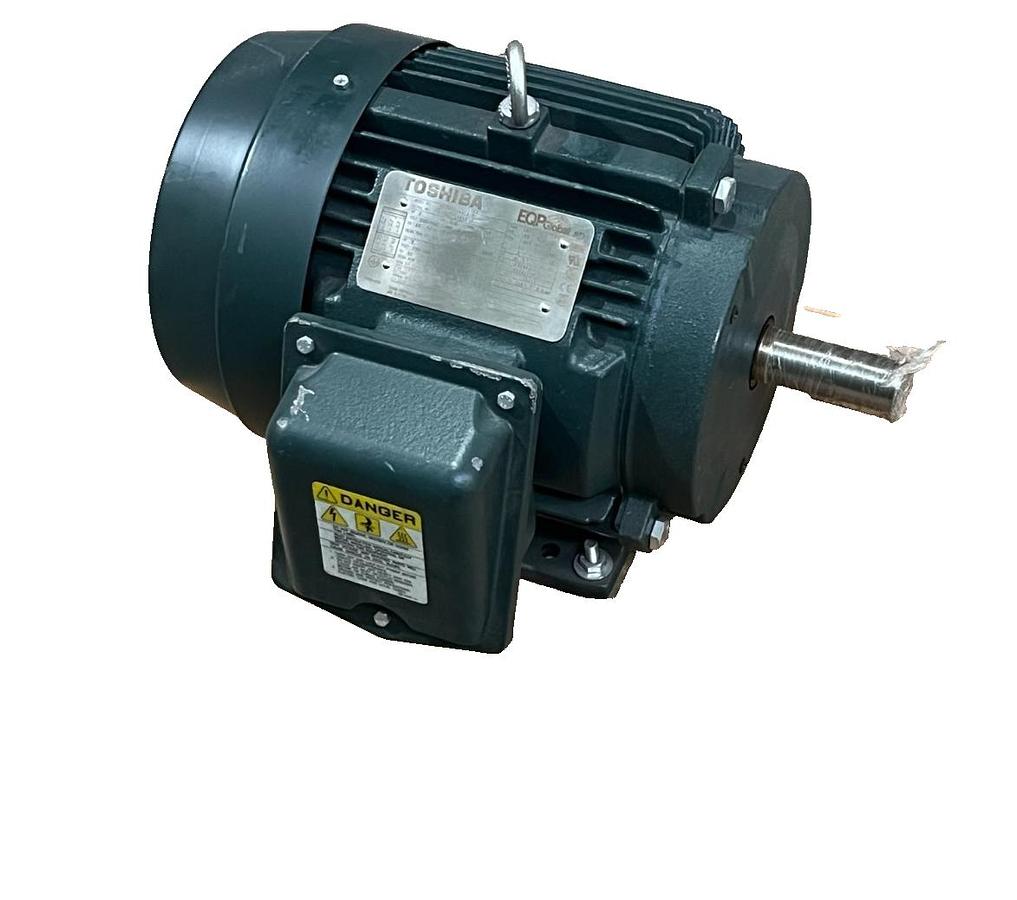 Used Toshiba 0034SDSR41A-P AC Motor | 3 HP | 1800 RPM | 3-Phase 230/460V | Frame 182T