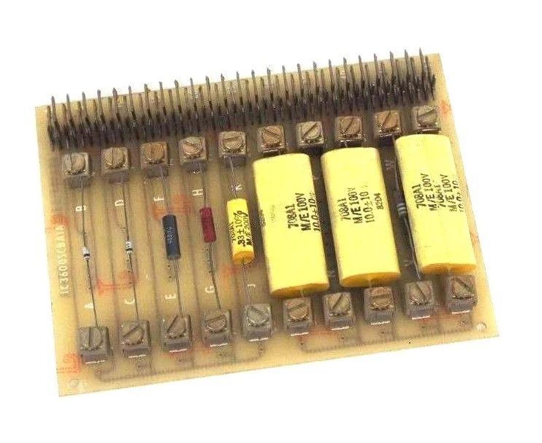 Used GENERAL ELECTRIC IC3600SCBA1A COMPONENT CARD 68A989108G1 REV A