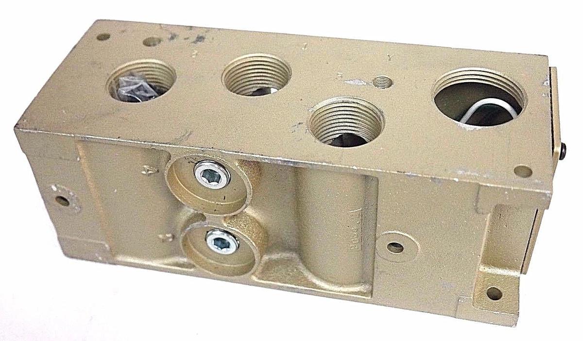 NEW ROSS W377B91 SUB BASE VALVE SIDE-PORTED
