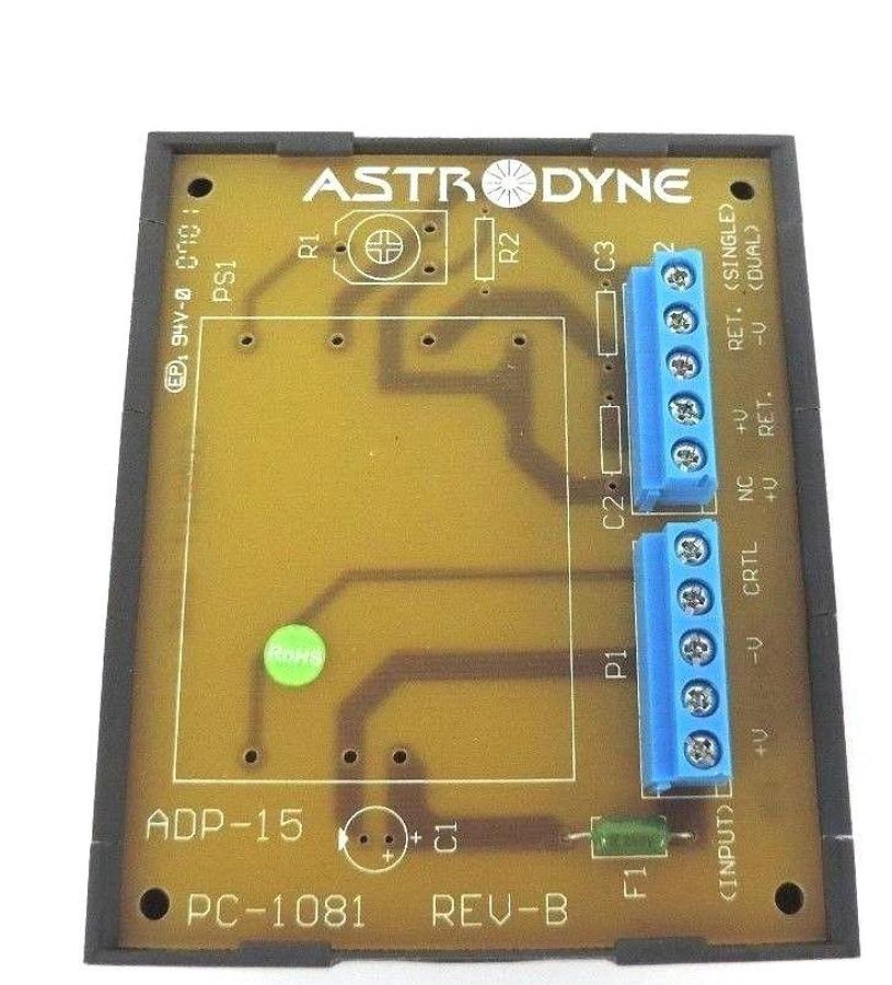NEW ASTRODYNE ADP-15, PC-1081 REV. B DIN-RAIL MOUNTING SOCKET ADP15