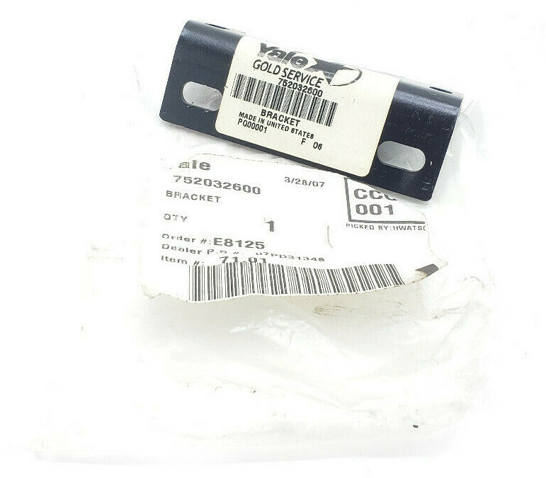 Used NEW YALE 752032600 FORKLIFT BRACKET 71.01