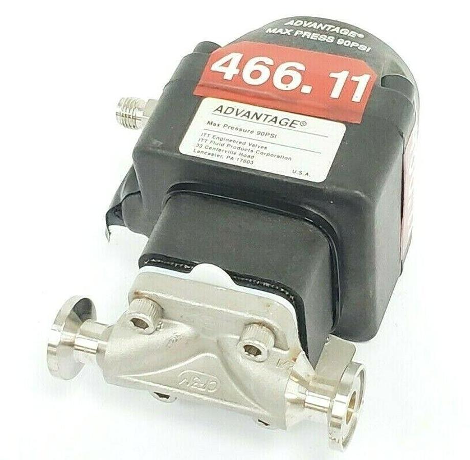 Used ITT .5-N-PN-36-A105 ADVANTAGE ACTUATOR 1/2" 90PSI W/ 303-1138 DIAPHRAGM VALVE