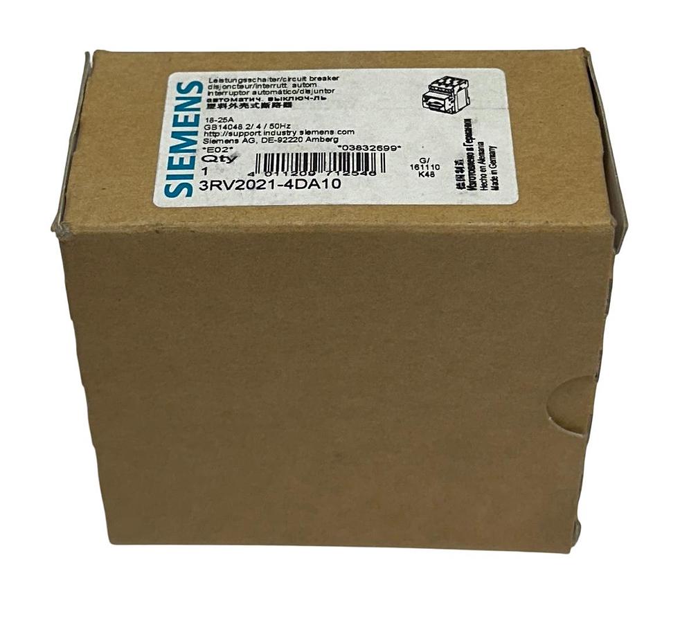 Used SIEMENS 3RV2021-4DA10 / 3RV20214DA10 SIRIUS CIRCUIT BREAKER 18-25A CLASS 10 NSMP
