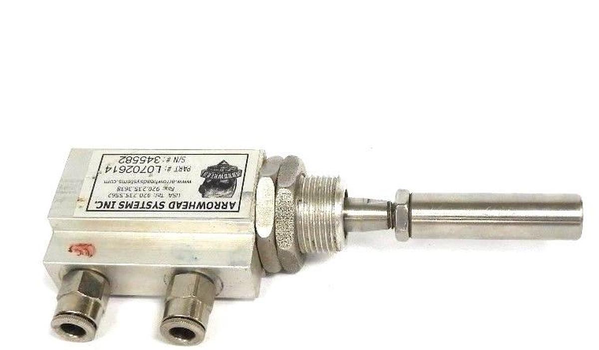Used NEW ARROWHEAD SYSTEMS L0702614 AIR CYLINDER
