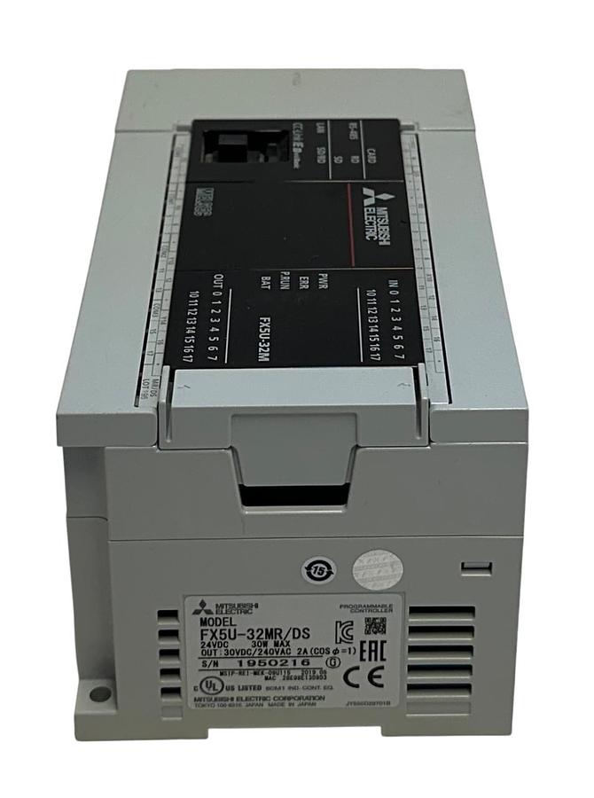 Used MITSUBISHI ELECTRIC FX5U-32MR/DS / FX5U-32M MELSEC CC-Link CPU CONTROLLER USNP