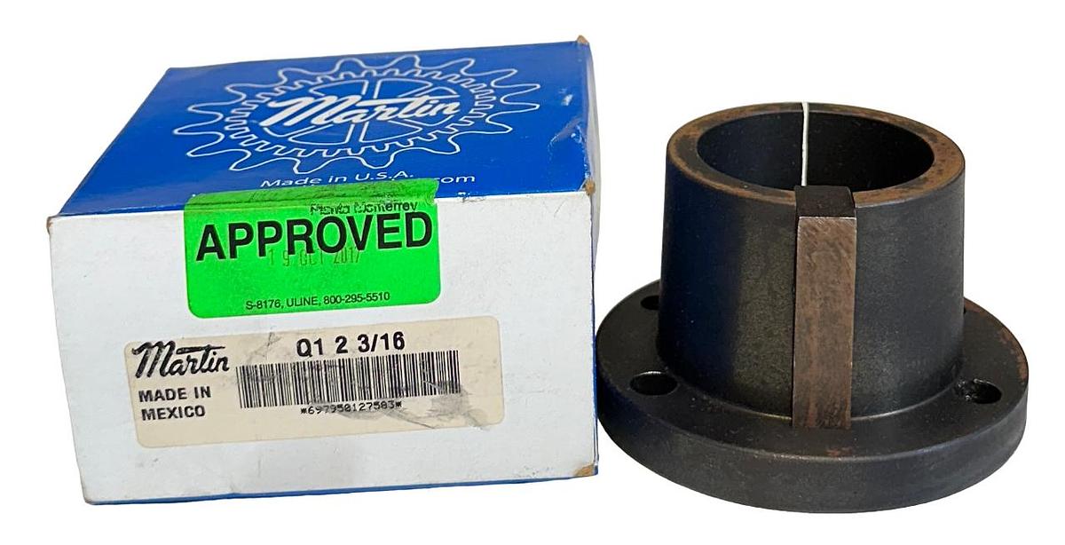 Used NEW BROWNING Q1 2 3/16 / Q12316 SPLIT TAPER BUSHING Q1 SERIES NSMP