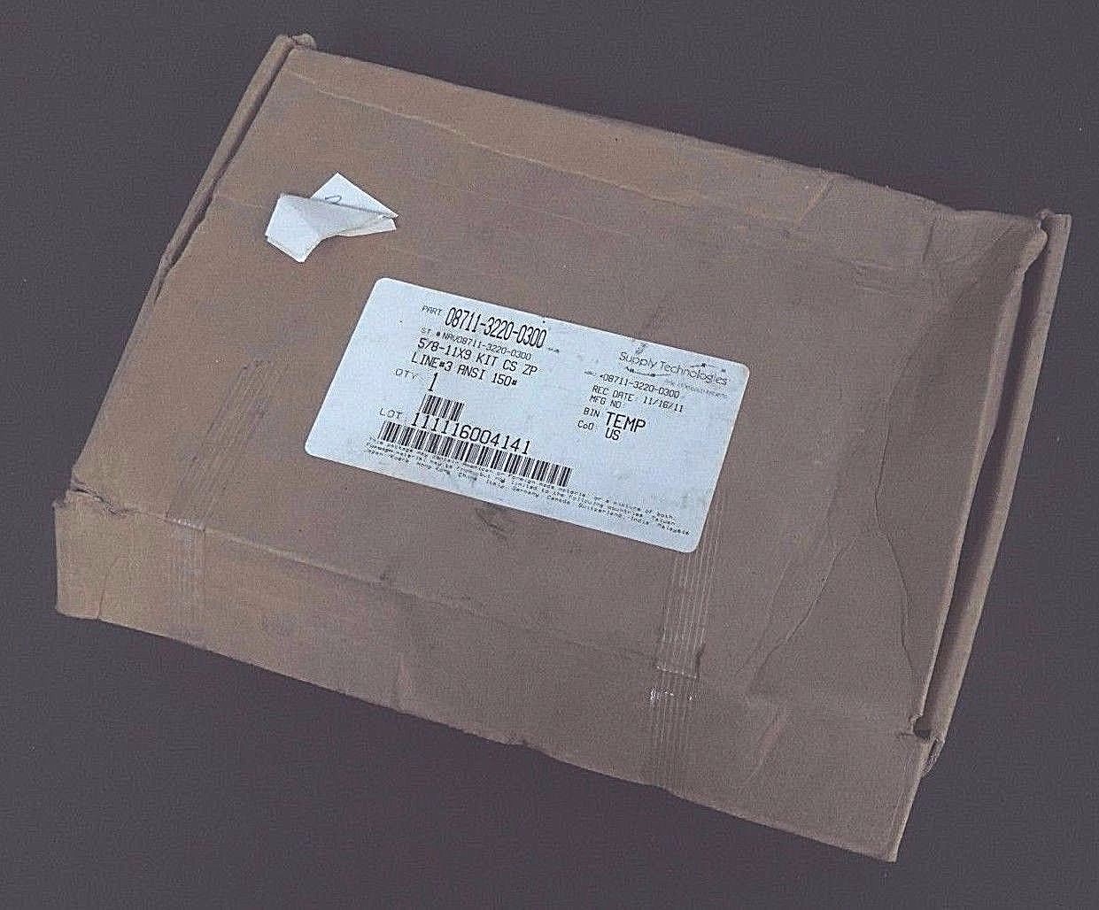 NIB SUPPLY TECHNOLOGIES 5/8-11X9 HEX BOLT KIT 08711-3220-0300 ANS 150