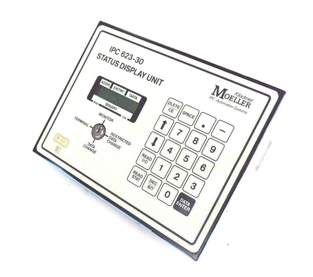Used HONEYWELL KLOCKNER MOELLER 623-3096 STATUS DISPLAY 115/230VAC, 50/60HZ, 6233096
