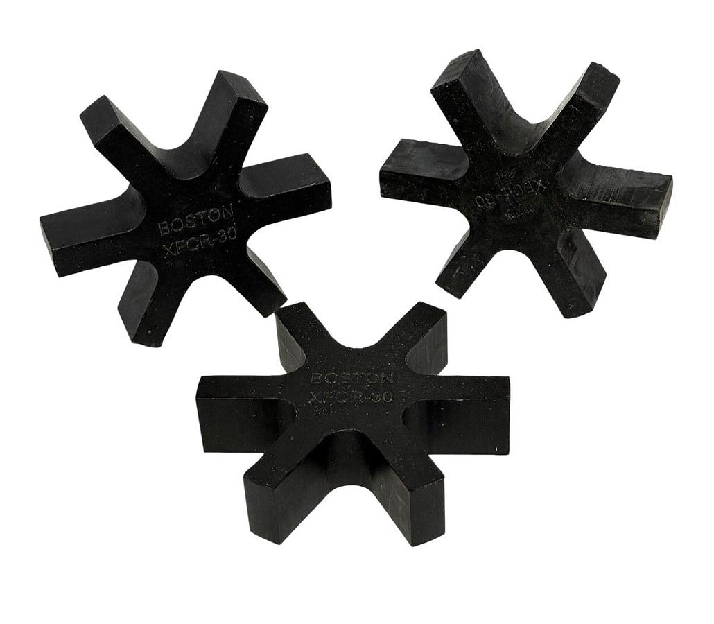 Used LOT OF 3 NEW BOSTON GEAR XFCR-30 SPIDER INSERT COUPLINGS XFCR30
