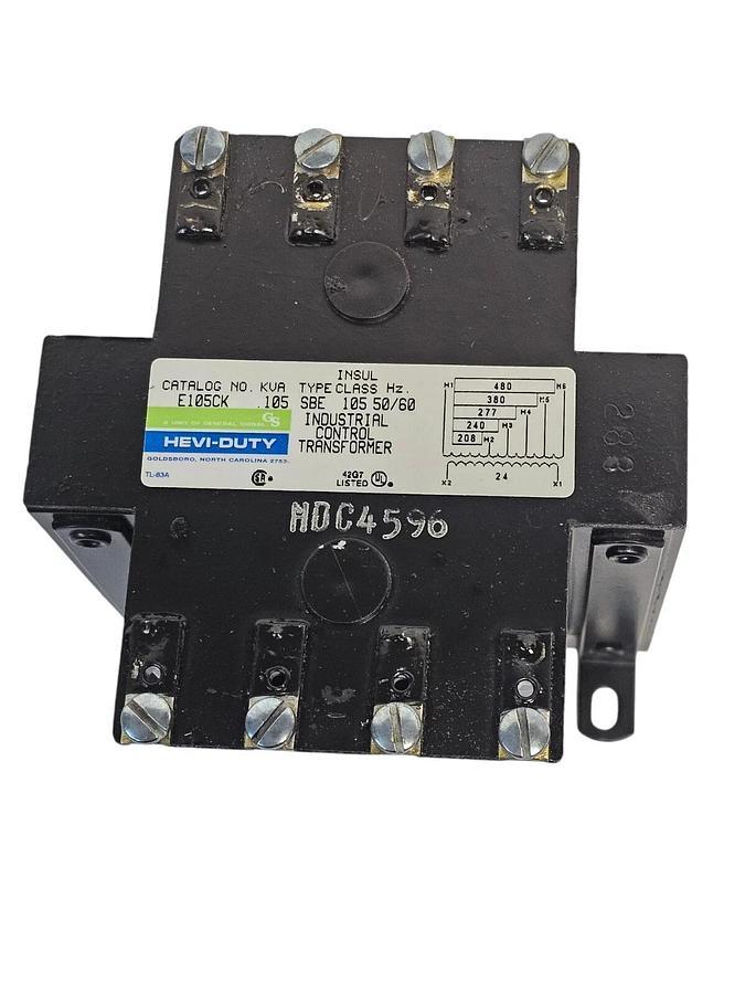 Used NIB EGS 5801 E105CK HEVI-DUTY TRANSFORMER PH: 1 KVA: .105