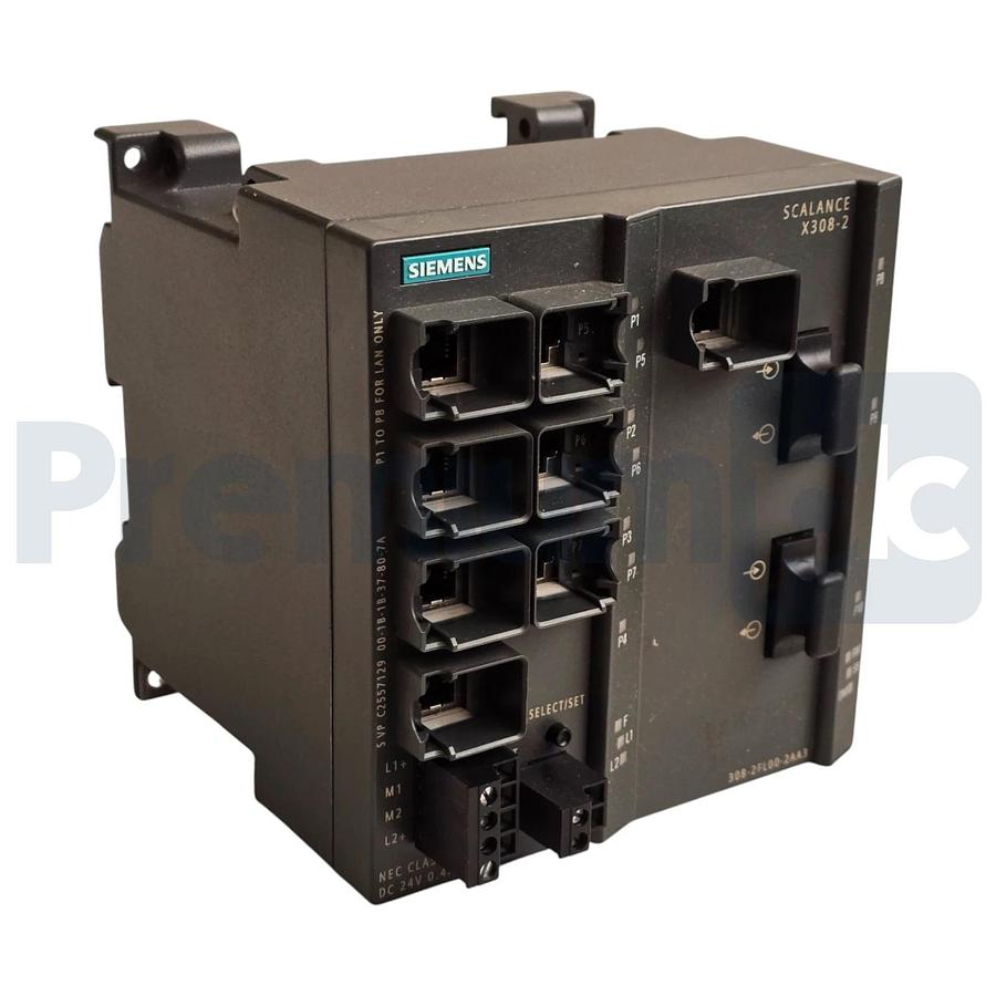 Siemens 6GK5308-2FL00-2AA3 SCALANCE X308-2 Managed IE Switch 10-Port 1GB MM NUPI