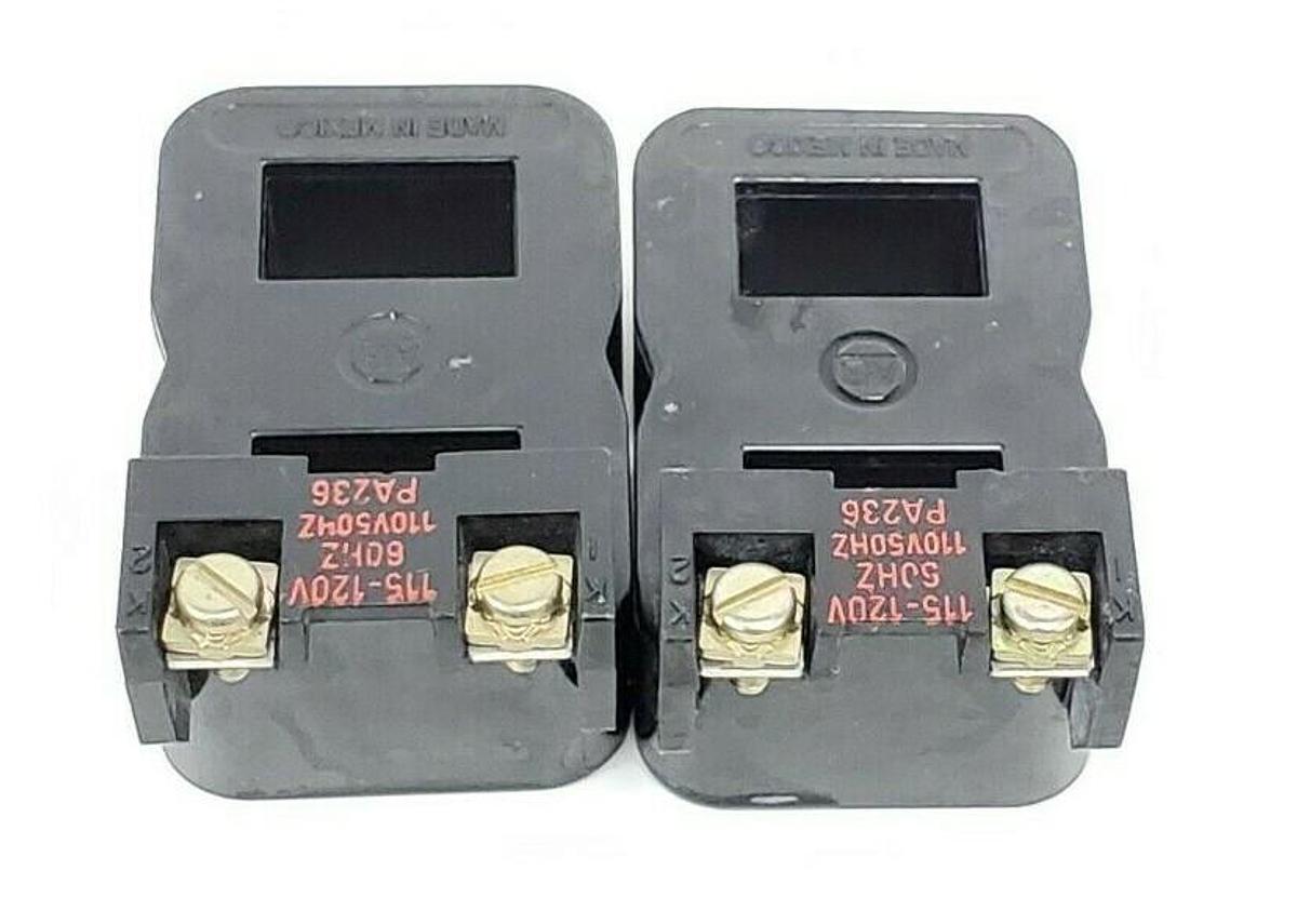 Used LOT OF 2 NEW ALLEN BRADLEY PA236 COILS 120V 60HZ, 110V 50HZ