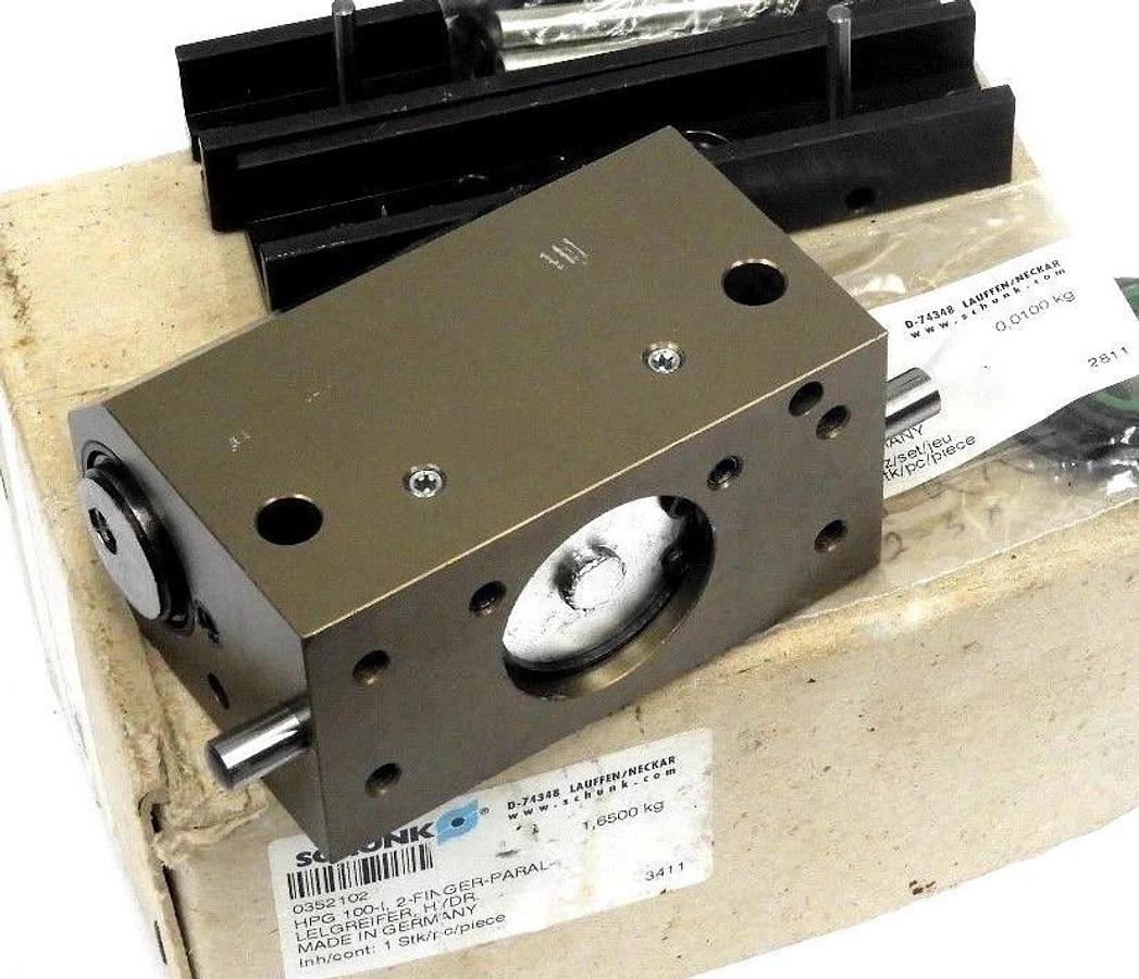 Used SCHUNK HPG 100-1 PARALLEL GRIPPER 352102, HPG1001